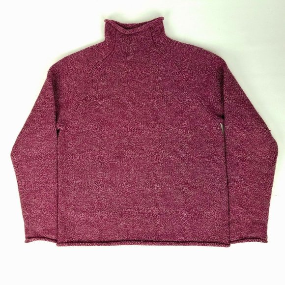 Vintage J Crew Mens Oarsman Sweater Wool Roll Neck - Picture 3 of 5